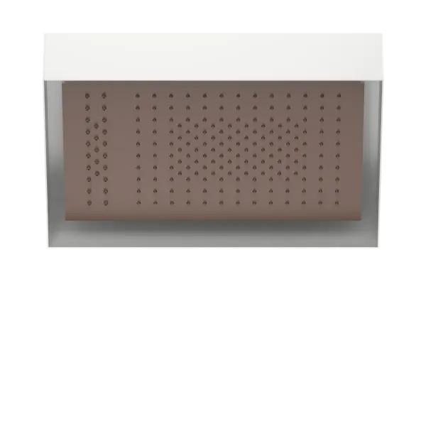 Fantini Acquafit Ceiling Mount Rectangular Multifunction Showerhead by Fantini