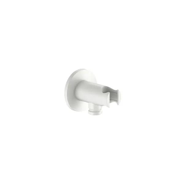 Fantini Wall Mount Handshower Holder with Water Outlet - Round Escutcheon by Fantini