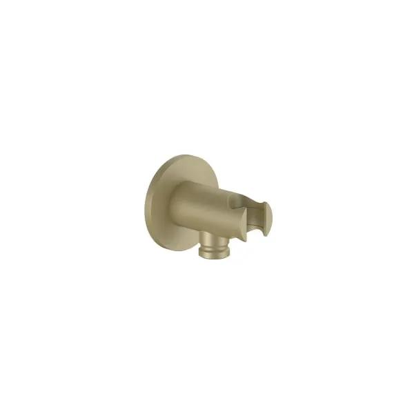 Fantini Wall Mount Handshower Holder with Water Outlet - Round Escutcheon by Fantini