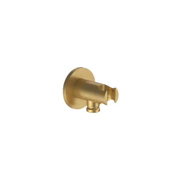 Fantini Wall Mount Handshower Holder with Water Outlet - Round Escutcheon by Fantini
