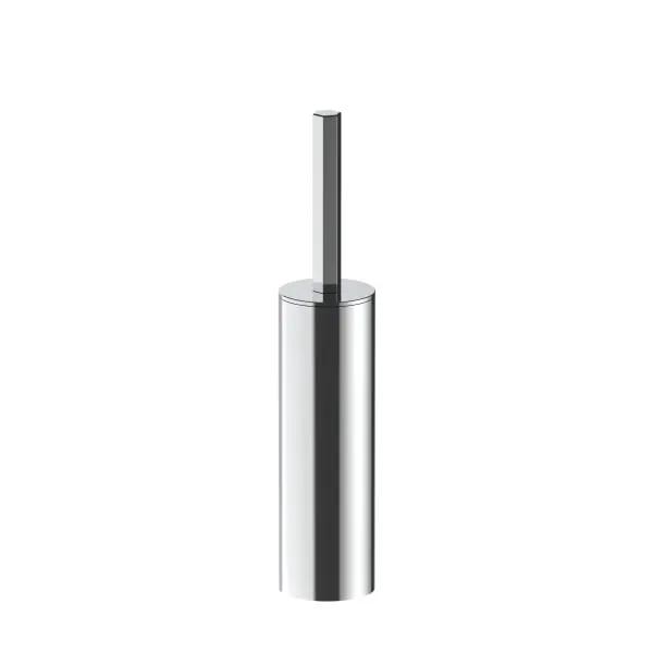 chrome brush holder