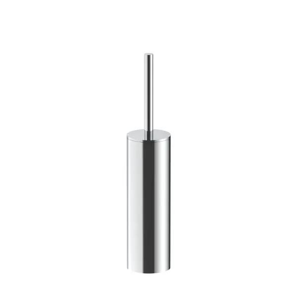 chrome brush holder