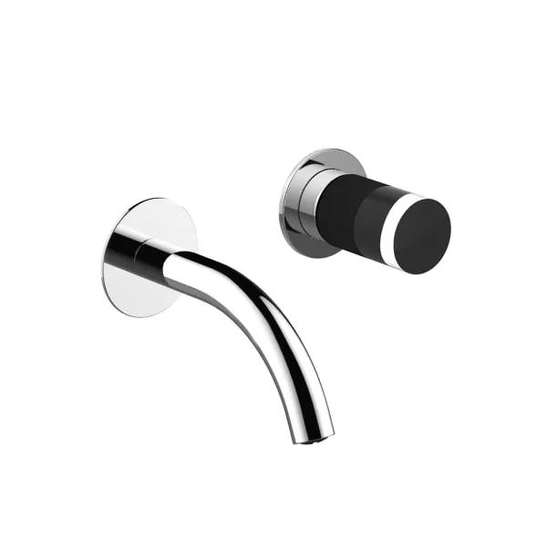 chrome washbasin mixer