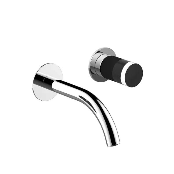 chrome washbasin mixer