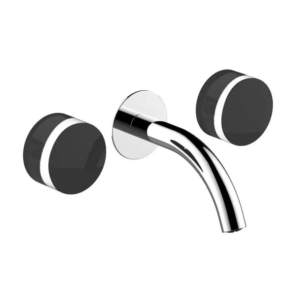 chrome washbasin mixer