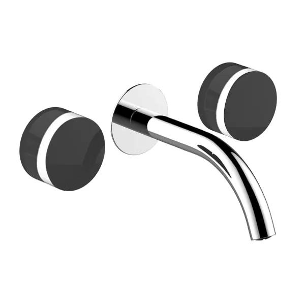 chrome washbasin mixer