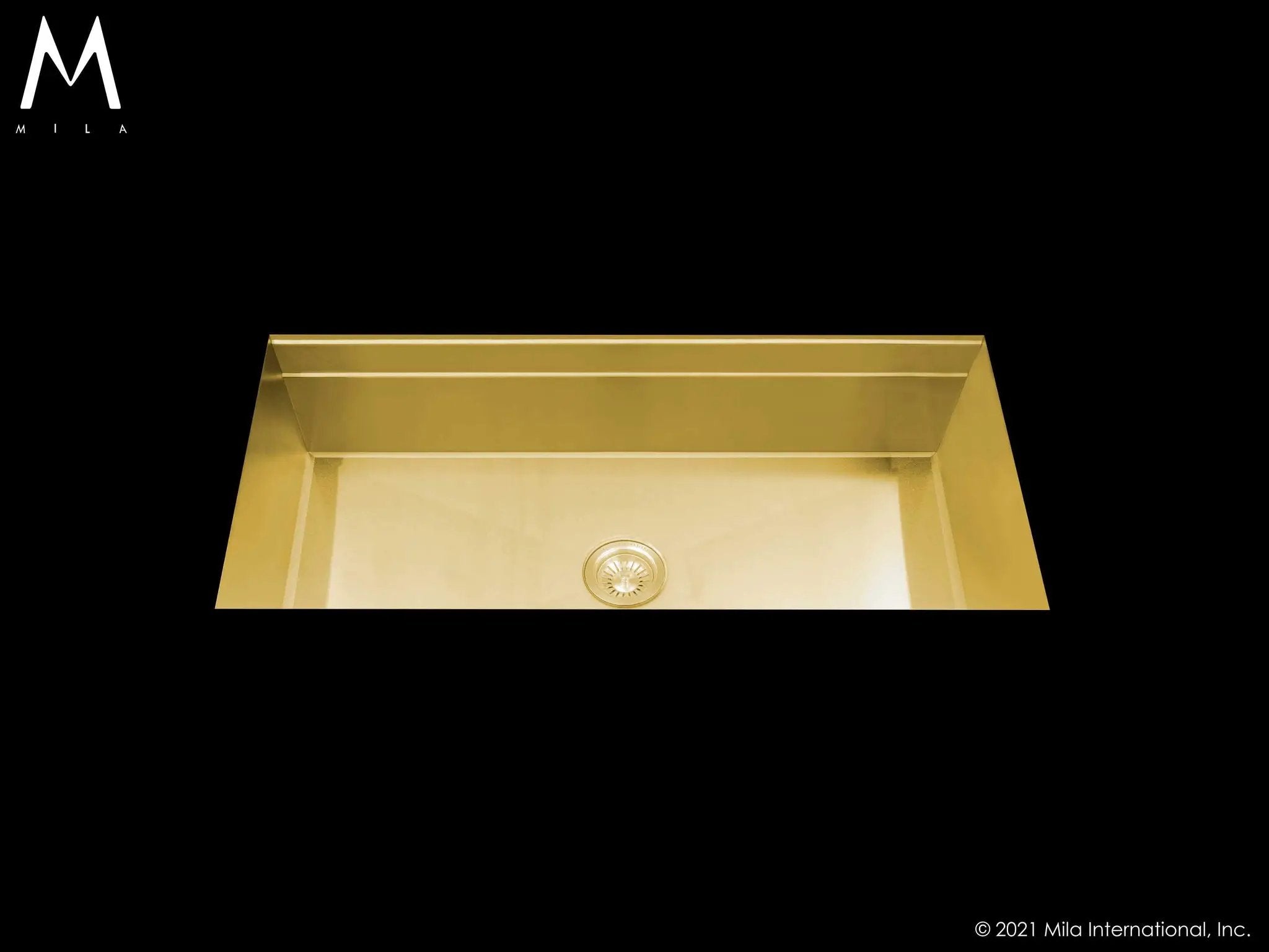 gold kitchen sink
