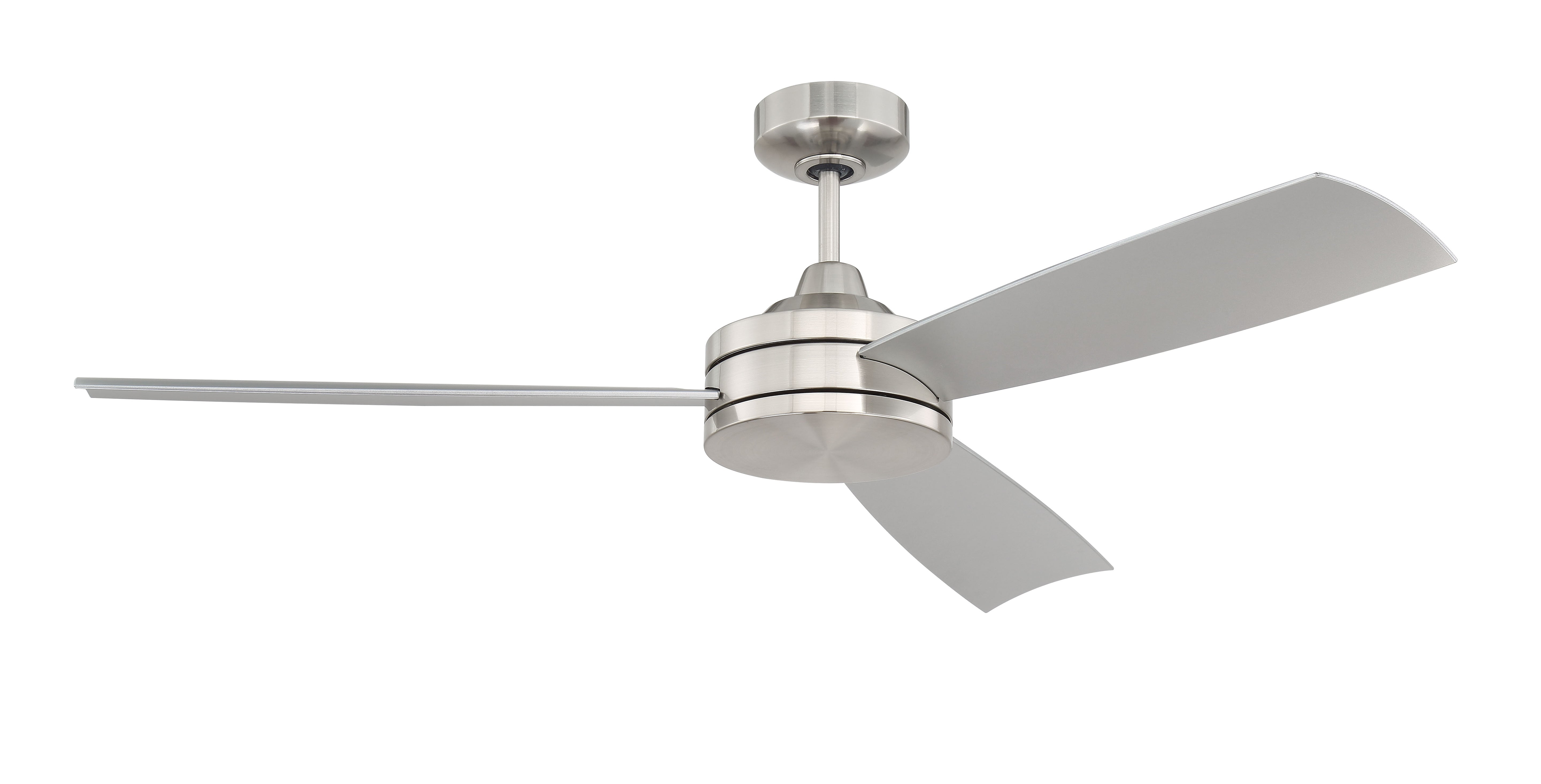 brushed polished nickel ceiling fans