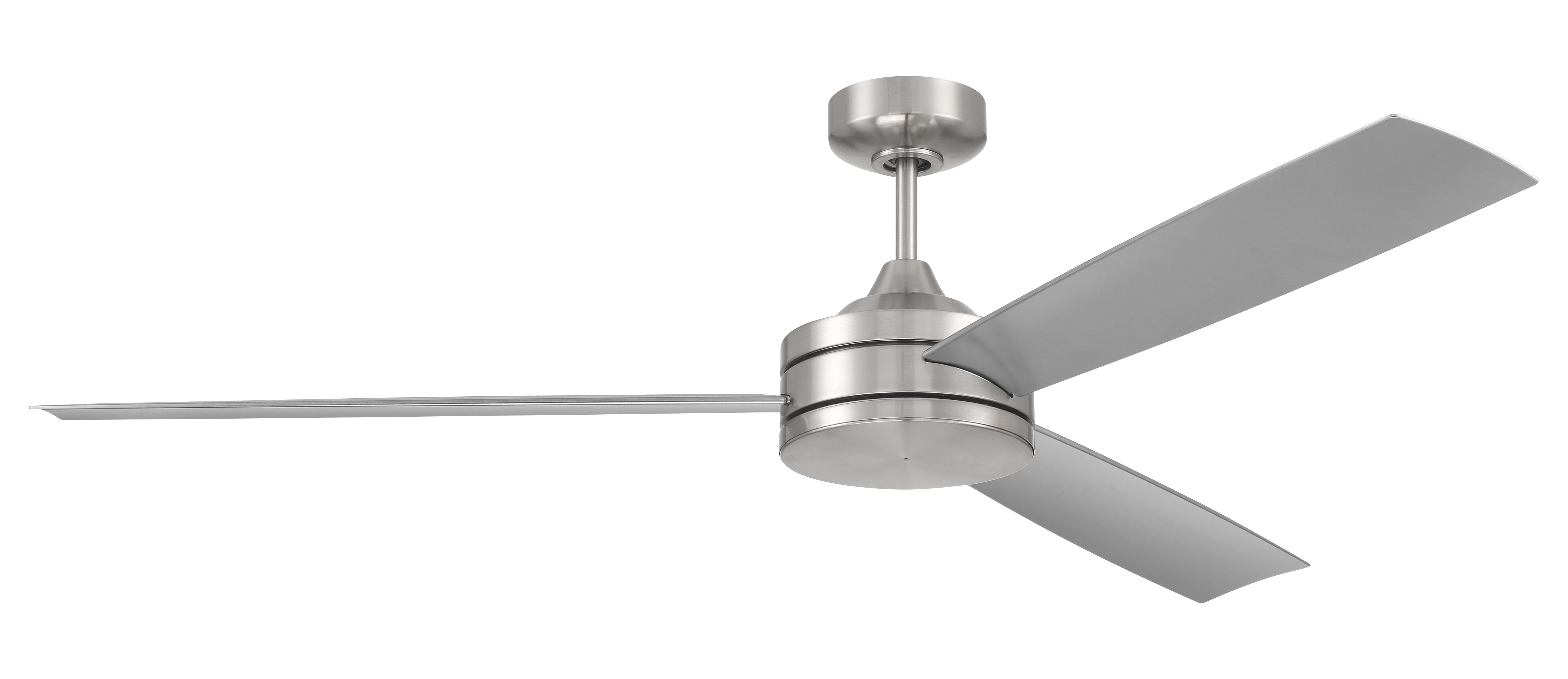 brushed polished nickel ceiling fans