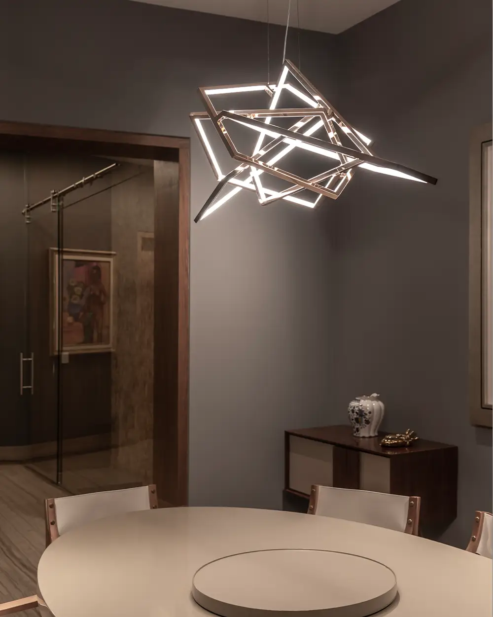 rose cooper chandelier