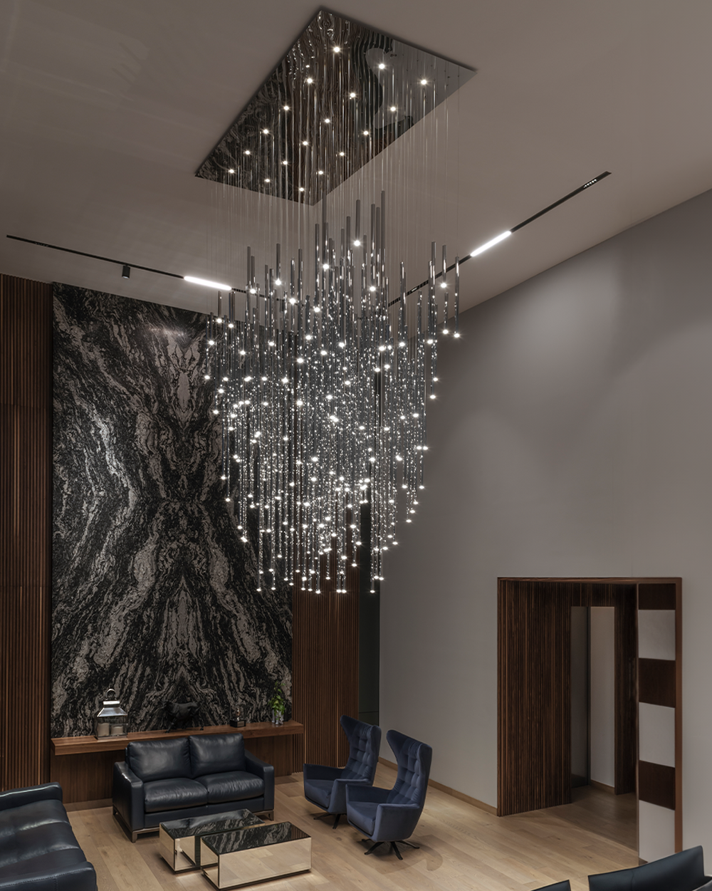 dark reflex chandelier