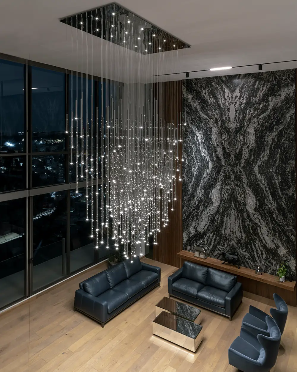 dark reflex chandelier