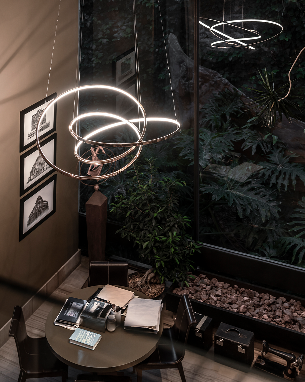 rose cooper chandelier