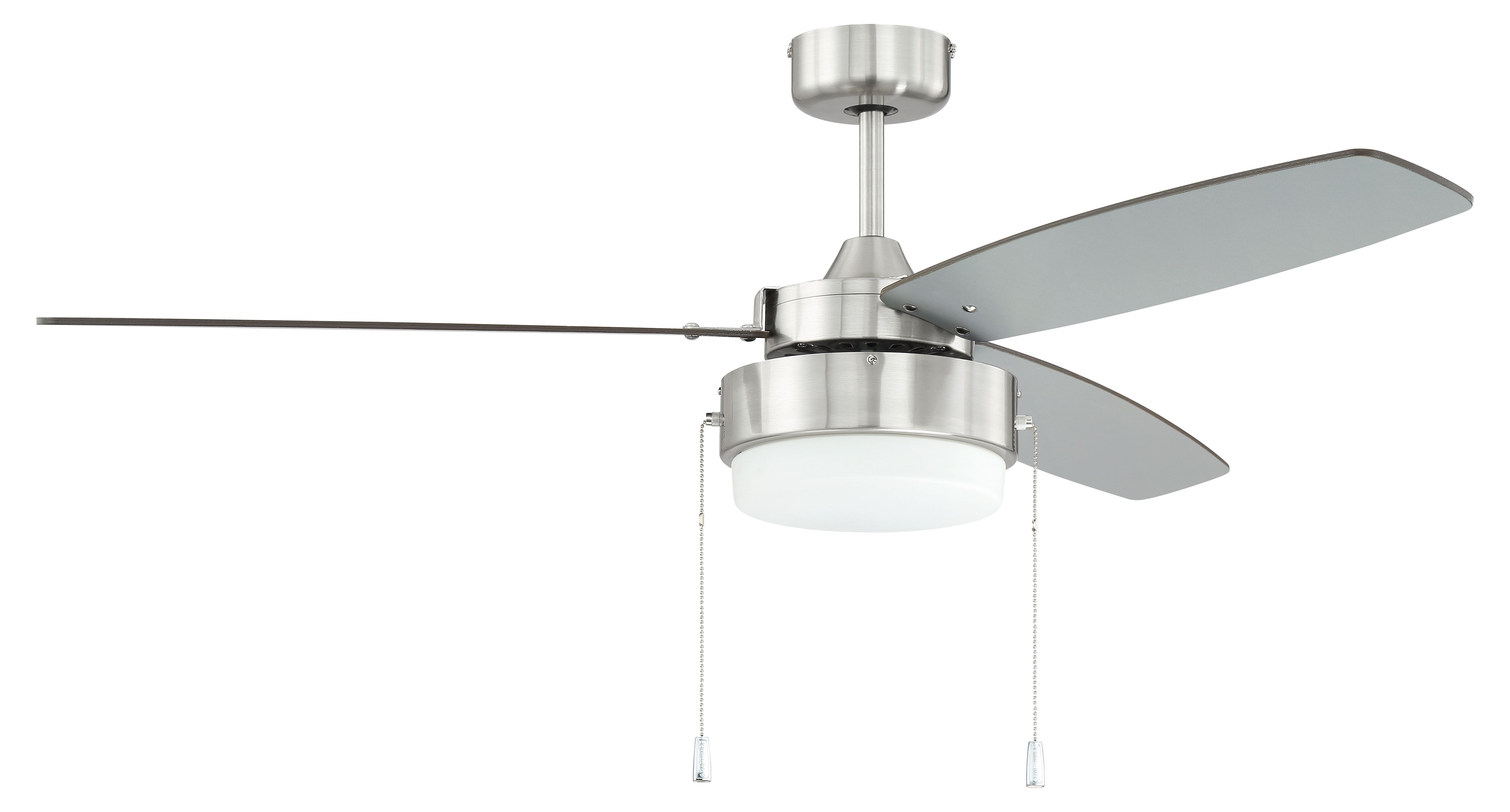 brushed polished nickel ceiling fans