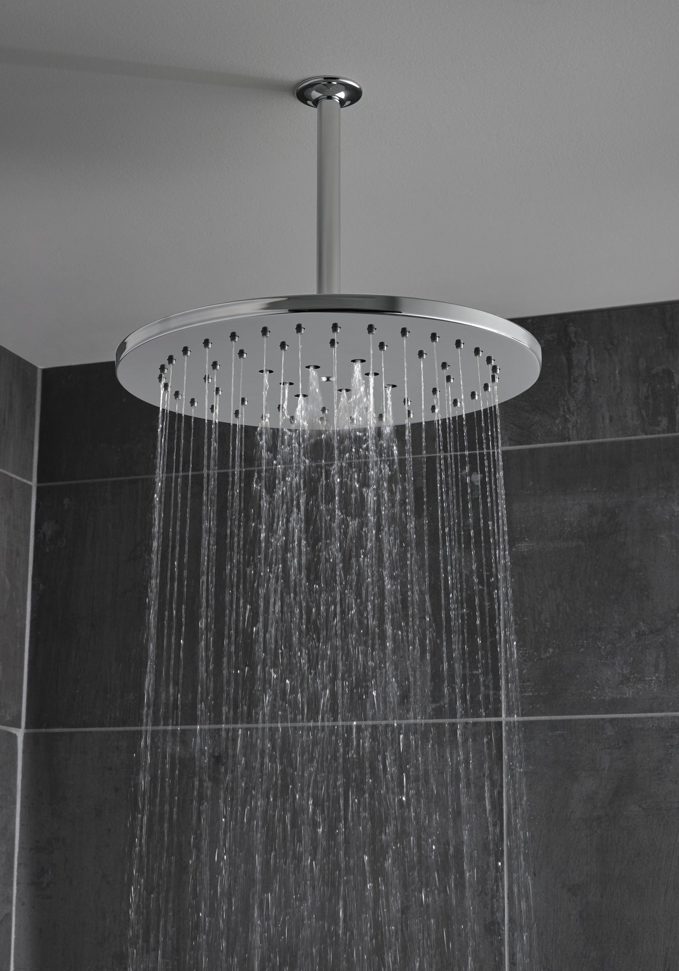 chrome shower arm & flange