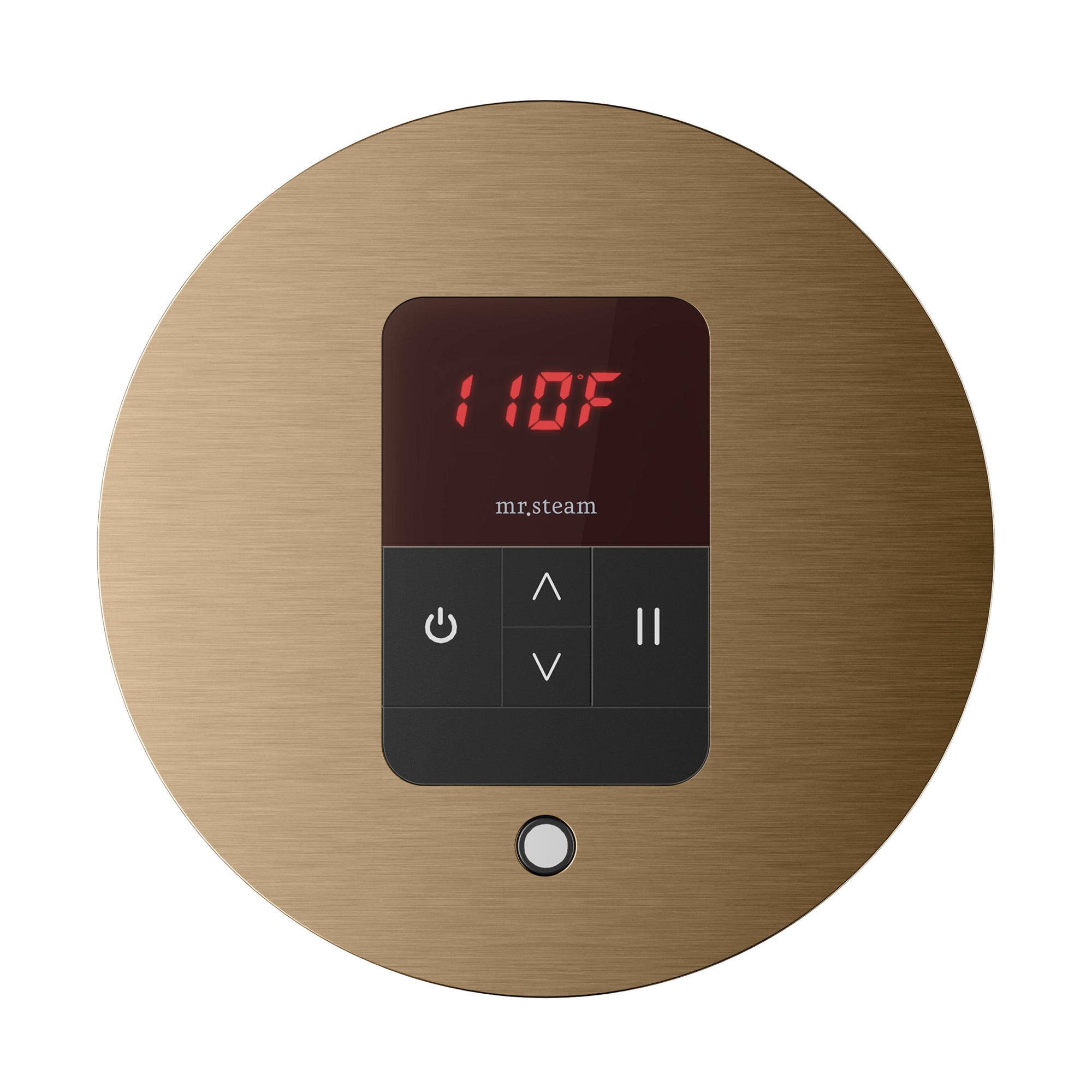 Mr Steam iTempo Round Steam Shower Control and Steamhead