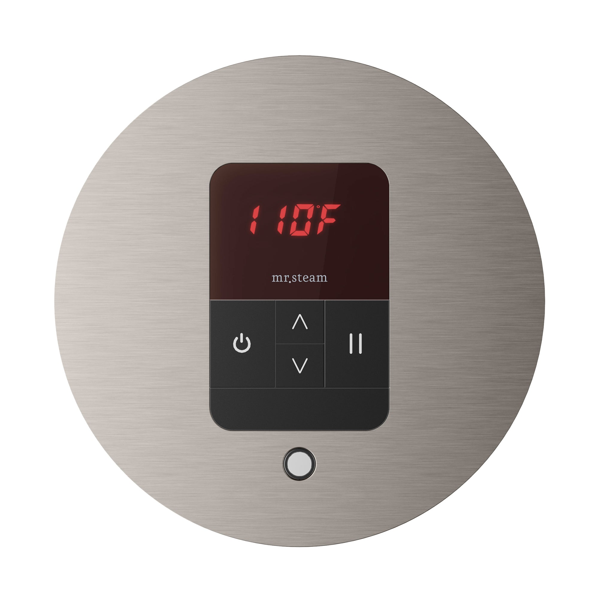 Mr Steam iTempo Round Steam Shower Control and Steamhead
