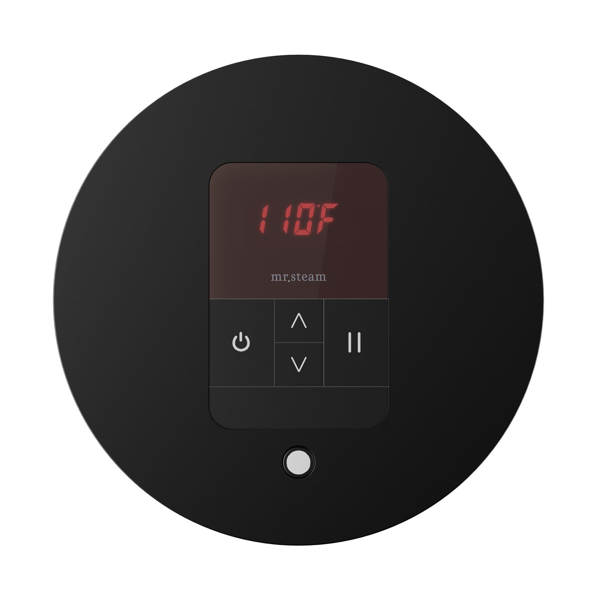 Mr Steam iTempo Round Steam Shower Control and Steamhead