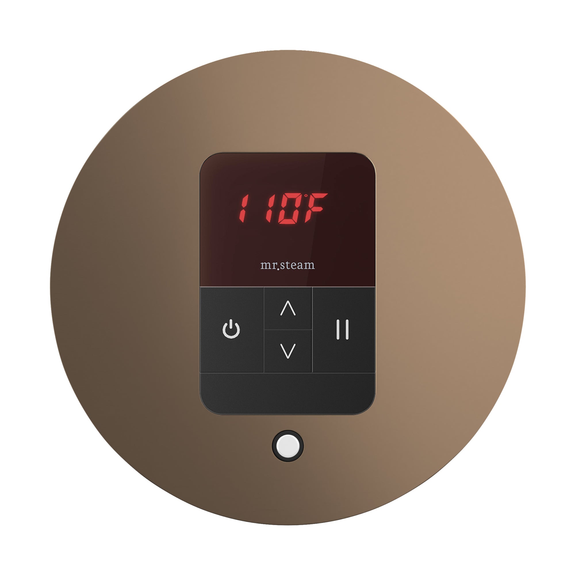 Mr Steam iTempo Round Steam Shower Control and Steamhead