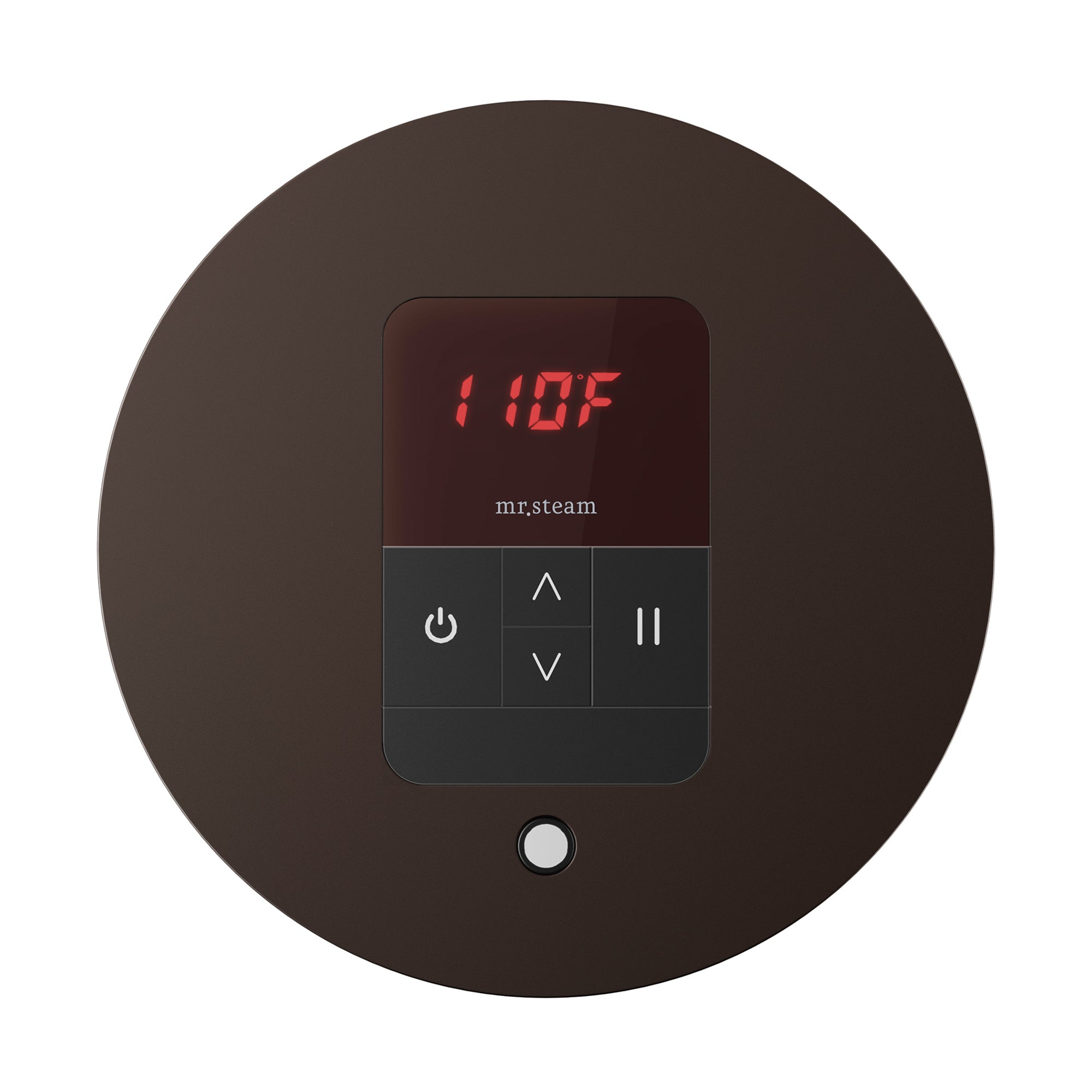 Mr Steam iTempo Round Steam Shower Control and Steamhead