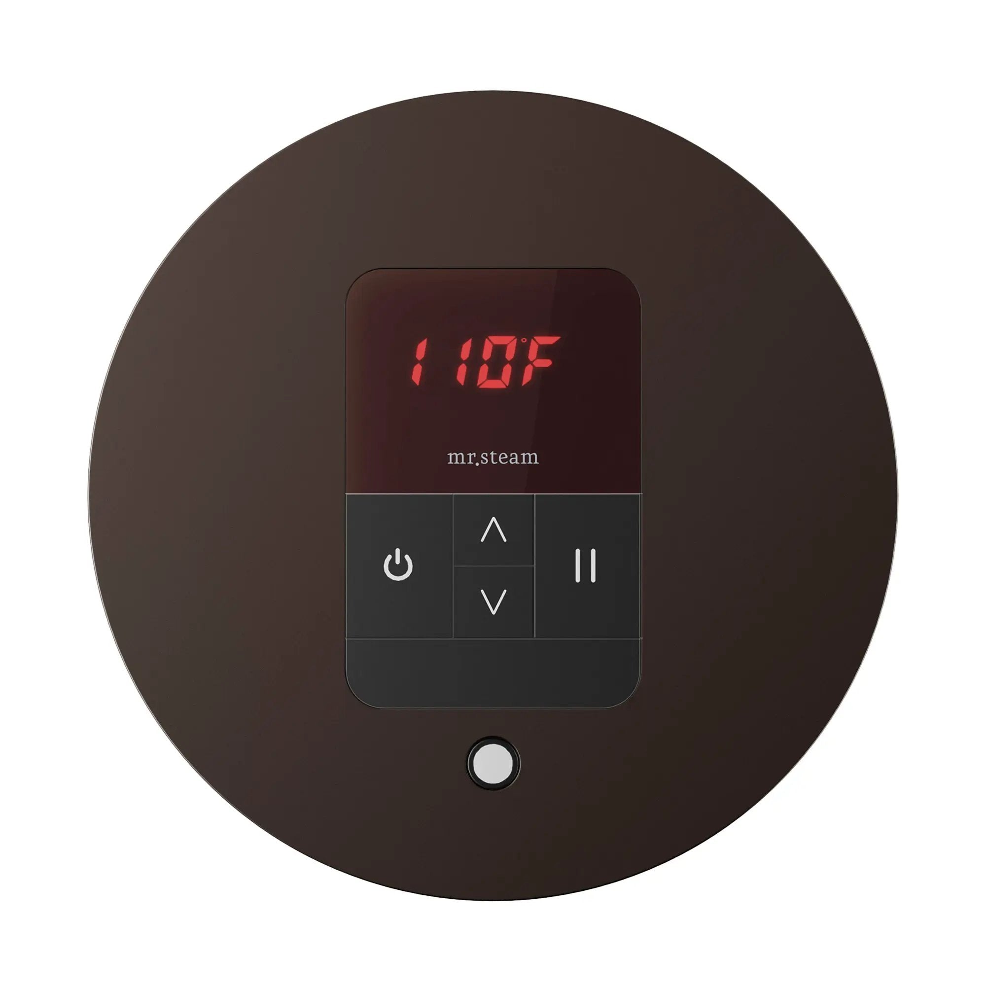 Mr Steam iTempo Round Steam Shower Control and Steamhead by Mr Steam