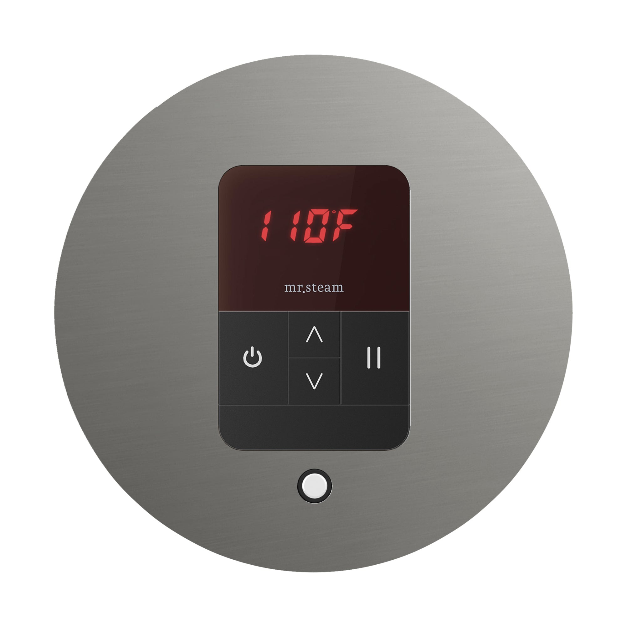 Mr Steam iTempo Round Steam Shower Control and Steamhead