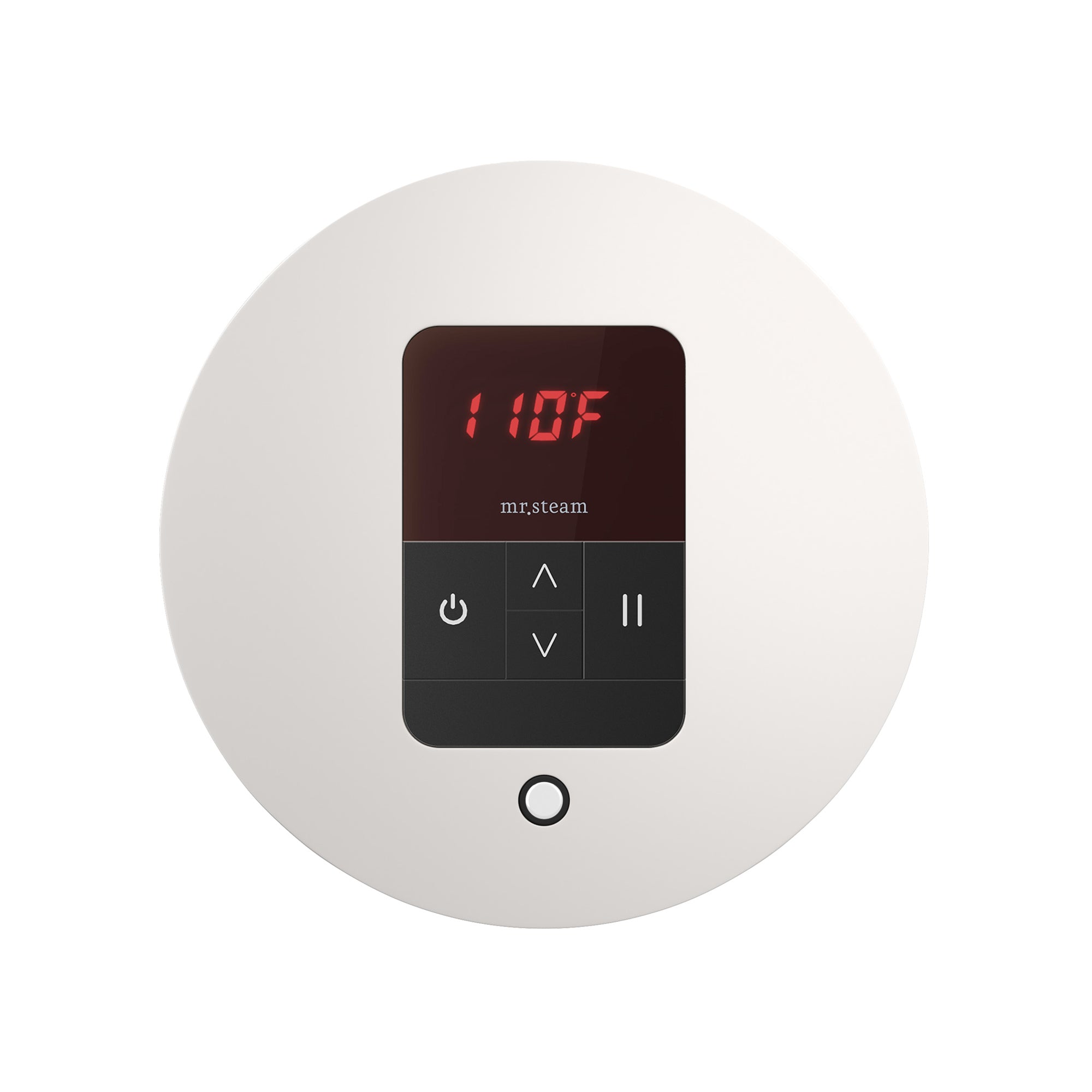 Mr Steam iTempo Round Steam Shower Control and Steamhead
