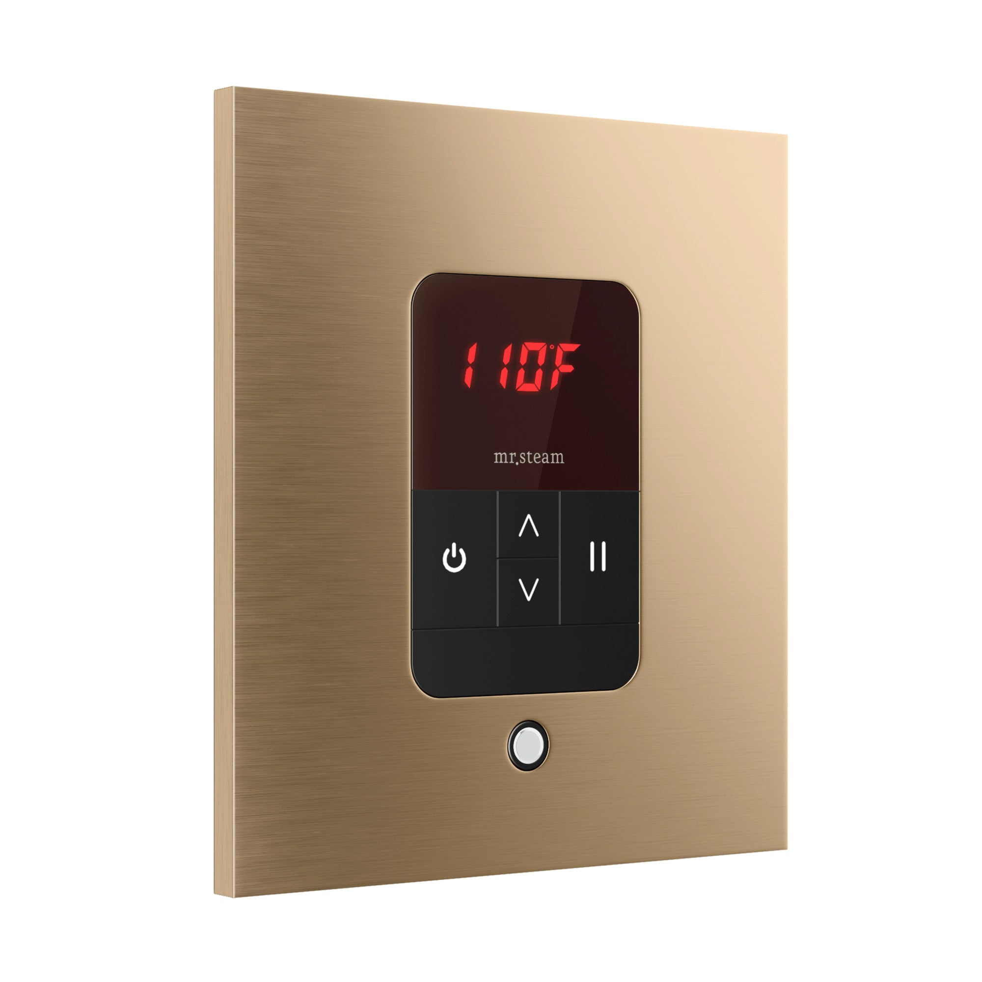 brushed bronze control