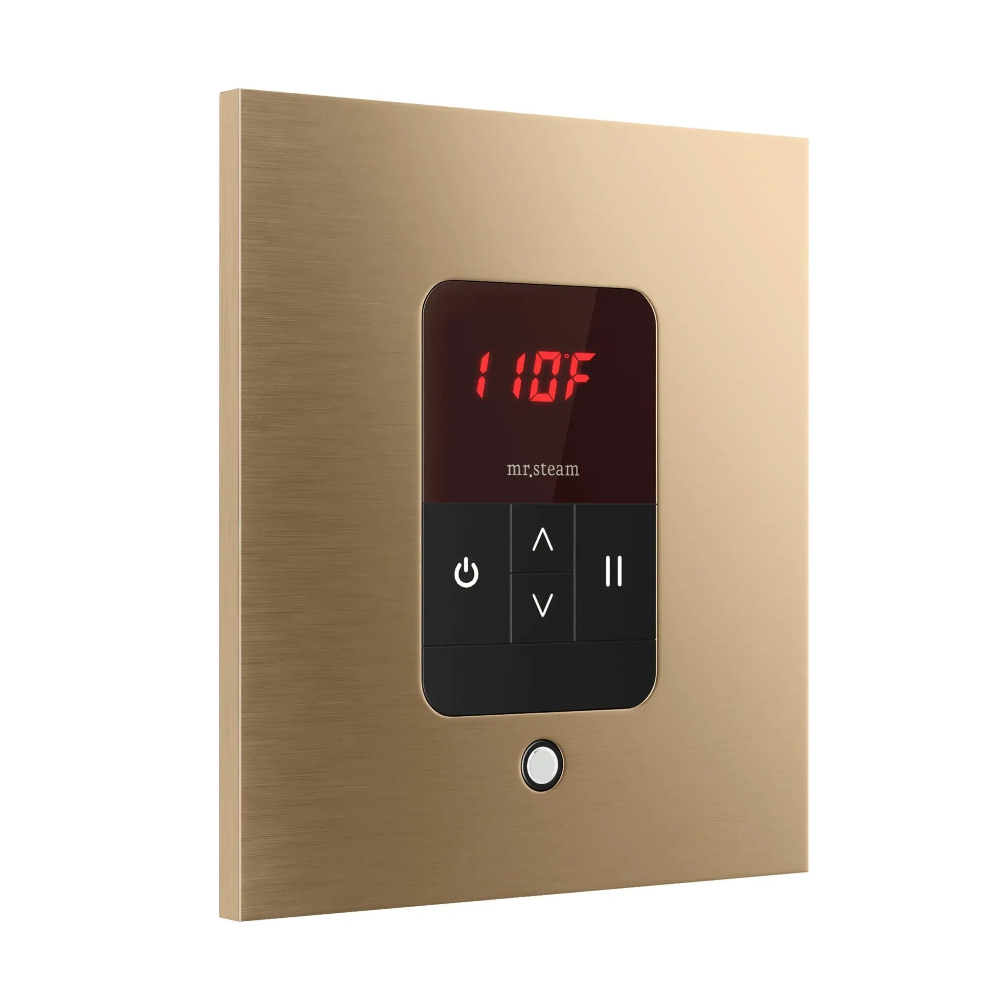 brushed bronze control