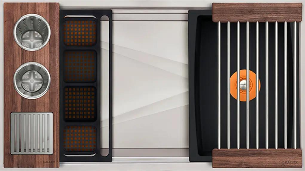 The Galley Ideal WashStation 3S with Four Tool Wash Kit by The Galley