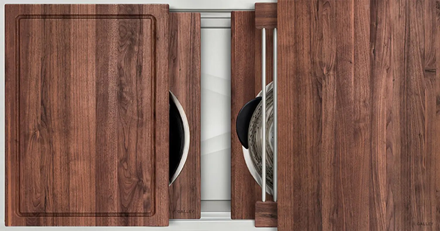 The Galley Ideal ThinTop Workstation 3S with Five Tool Culinary Kit by The Galley