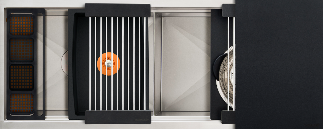 The Galley Ideal Work and WashStation 4D with Five Tool Culinary Kit and Four Tool Wash Kit