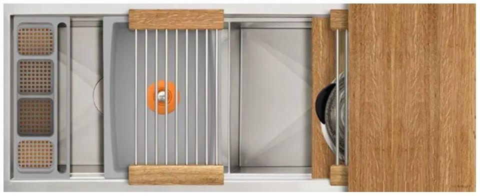 The Galley Ideal Work and WashStation 4D with Five Tool Culinary Kit and Four Tool Wash Kit by The Galley