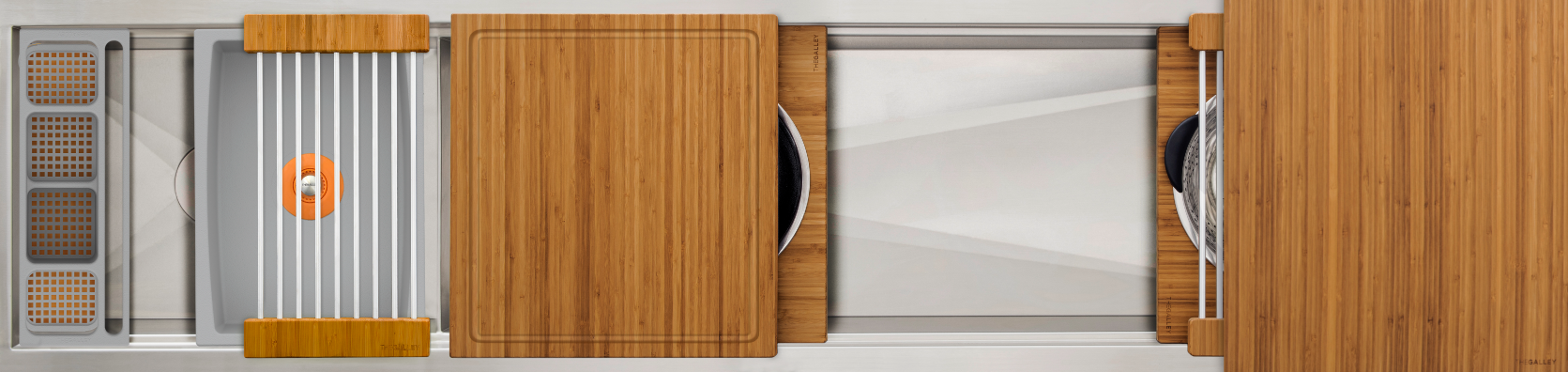 natural golden bamboo washstation