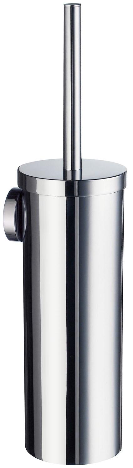 polished chrome toilet brush