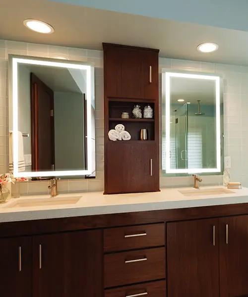 lighted mirror