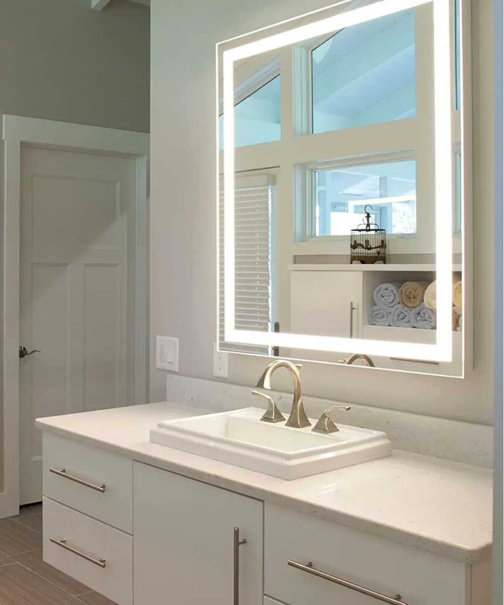 lighted mirror