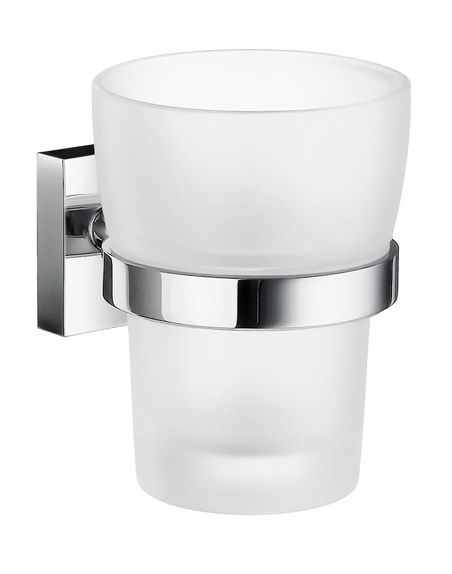 polished chrome tumbler