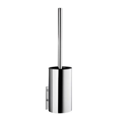 chromed stainless steel toilet brush