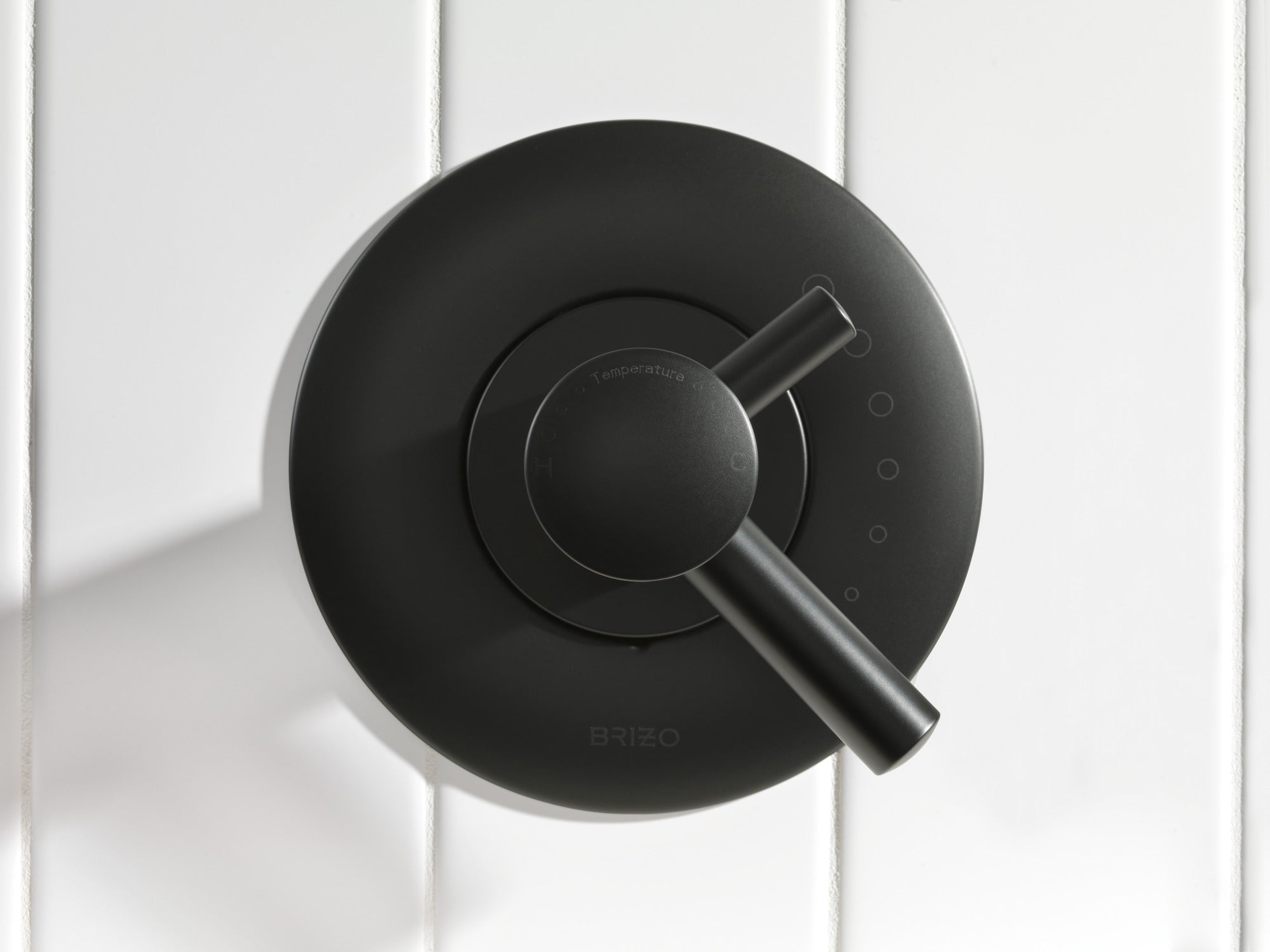 matte black thermostatic valve