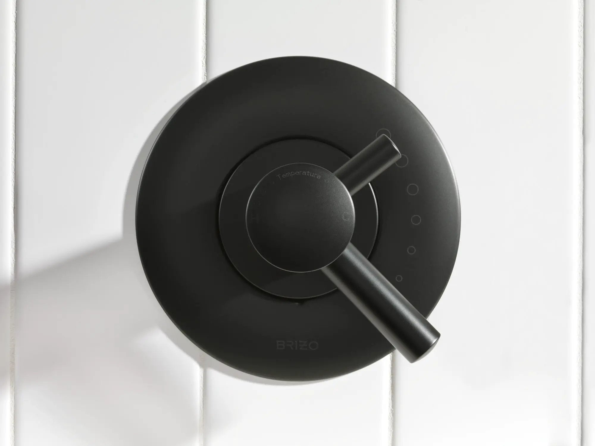 matte black thermostatic valve