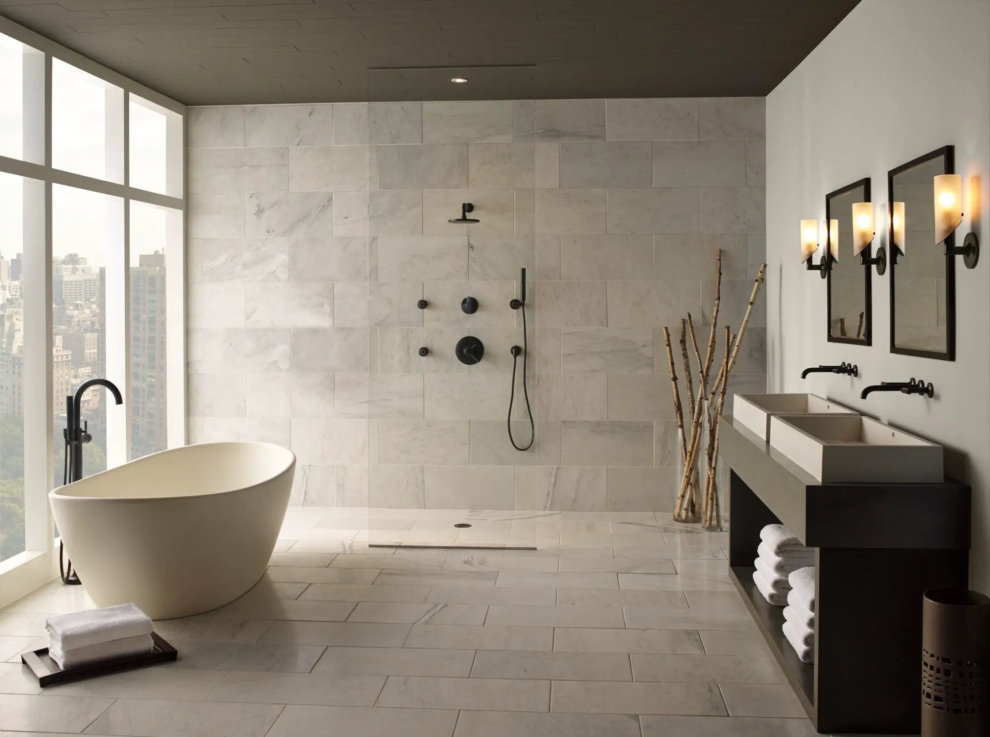 matte black lavatory faucet