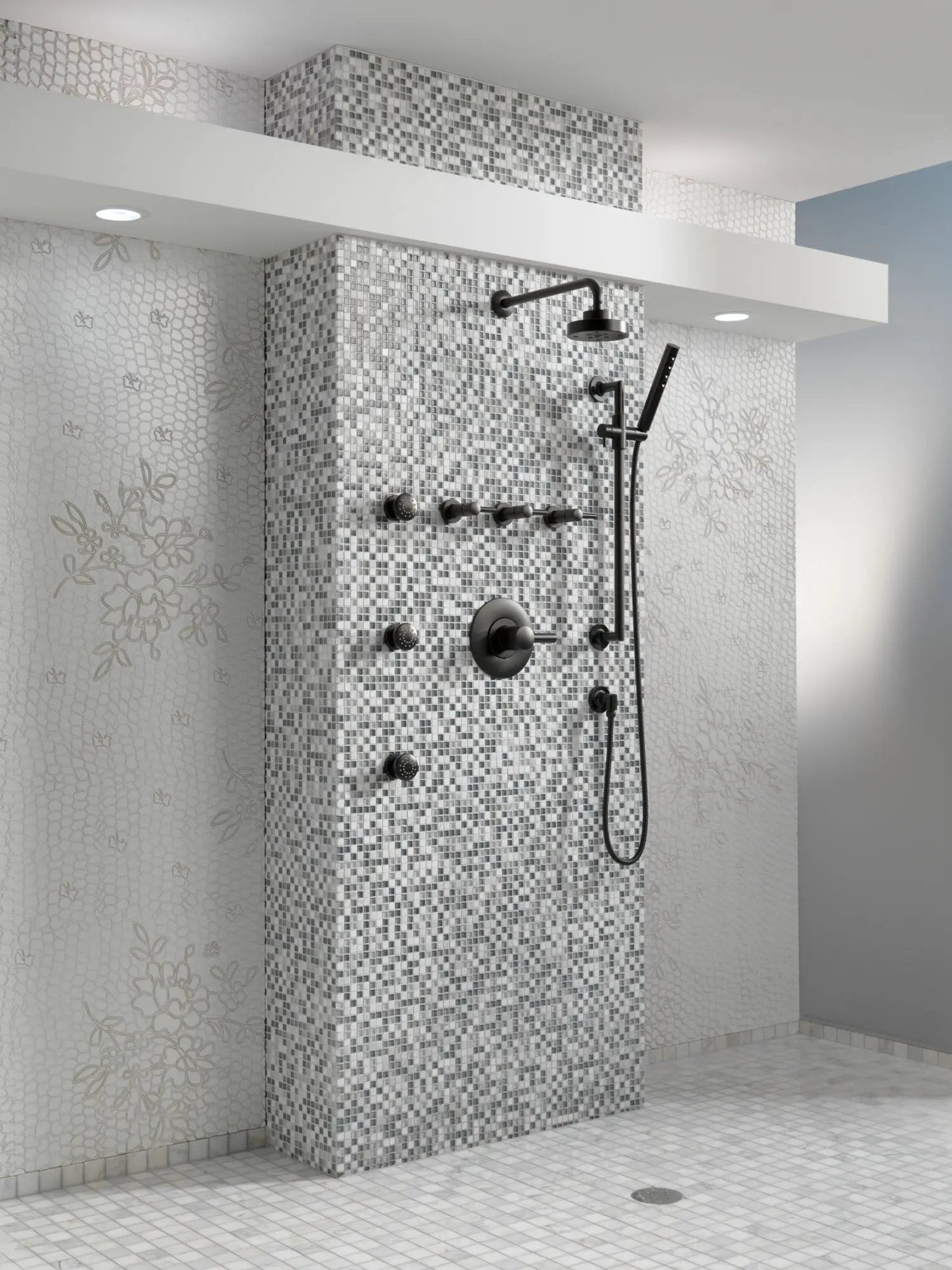 matte black thermostatic valve