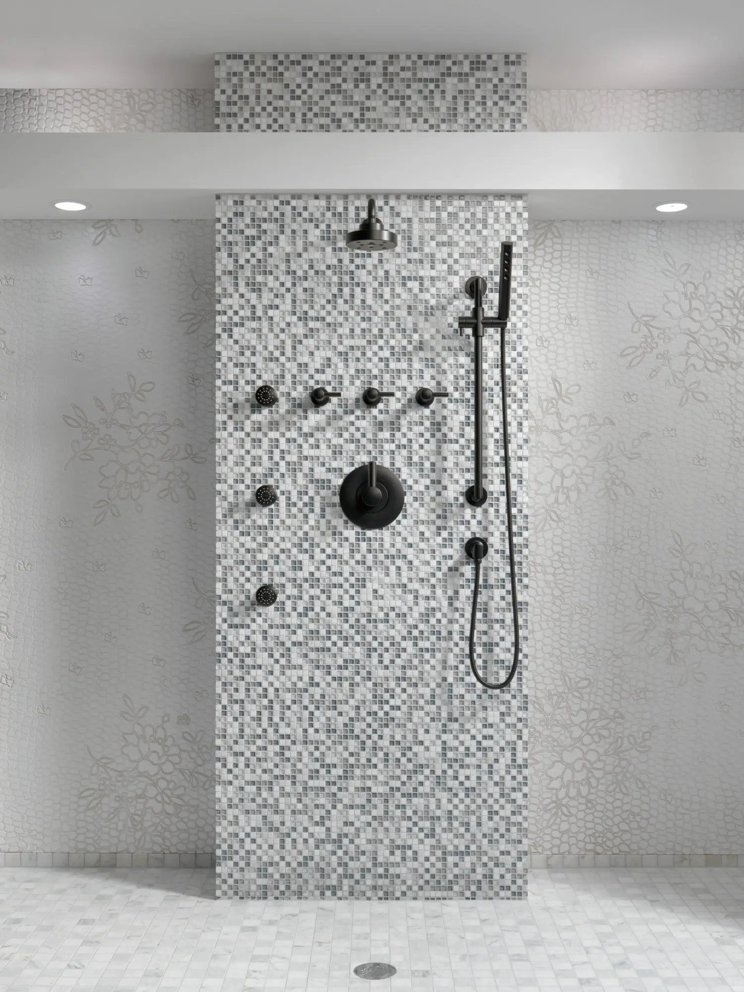 matte black thermostatic valve