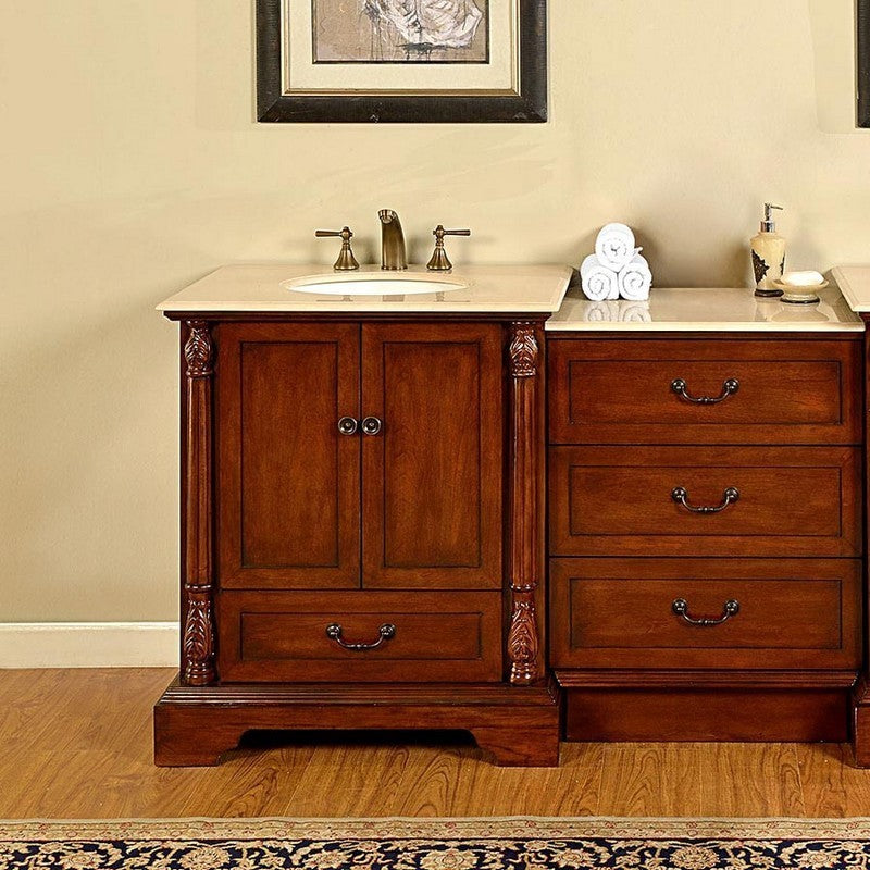 walnut vanity