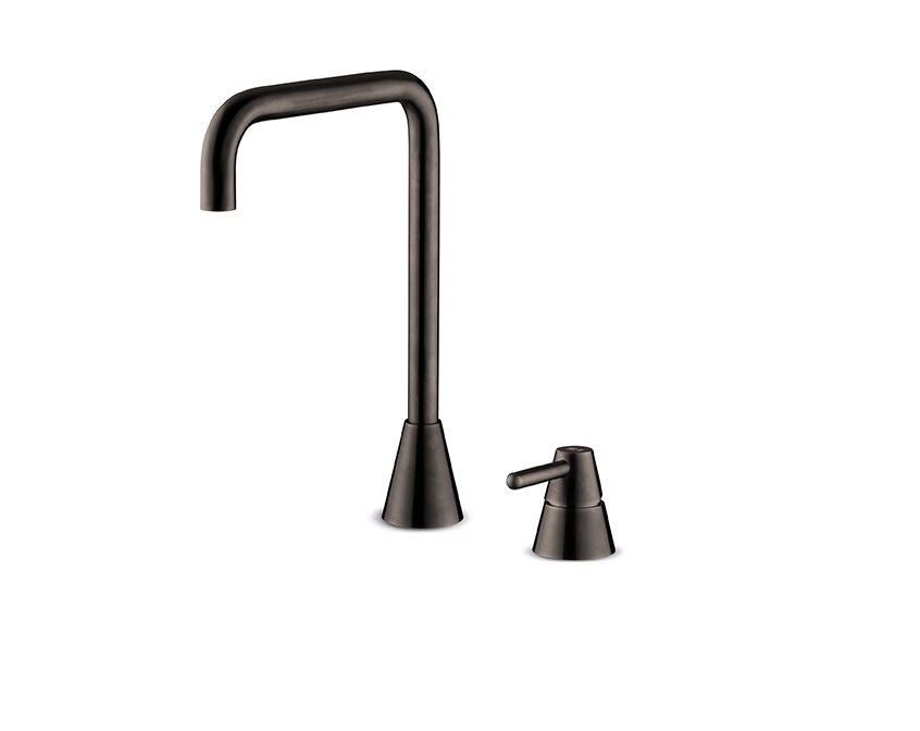 JEE-O Cone Basin Faucet High Two-Hole Stainless Steel