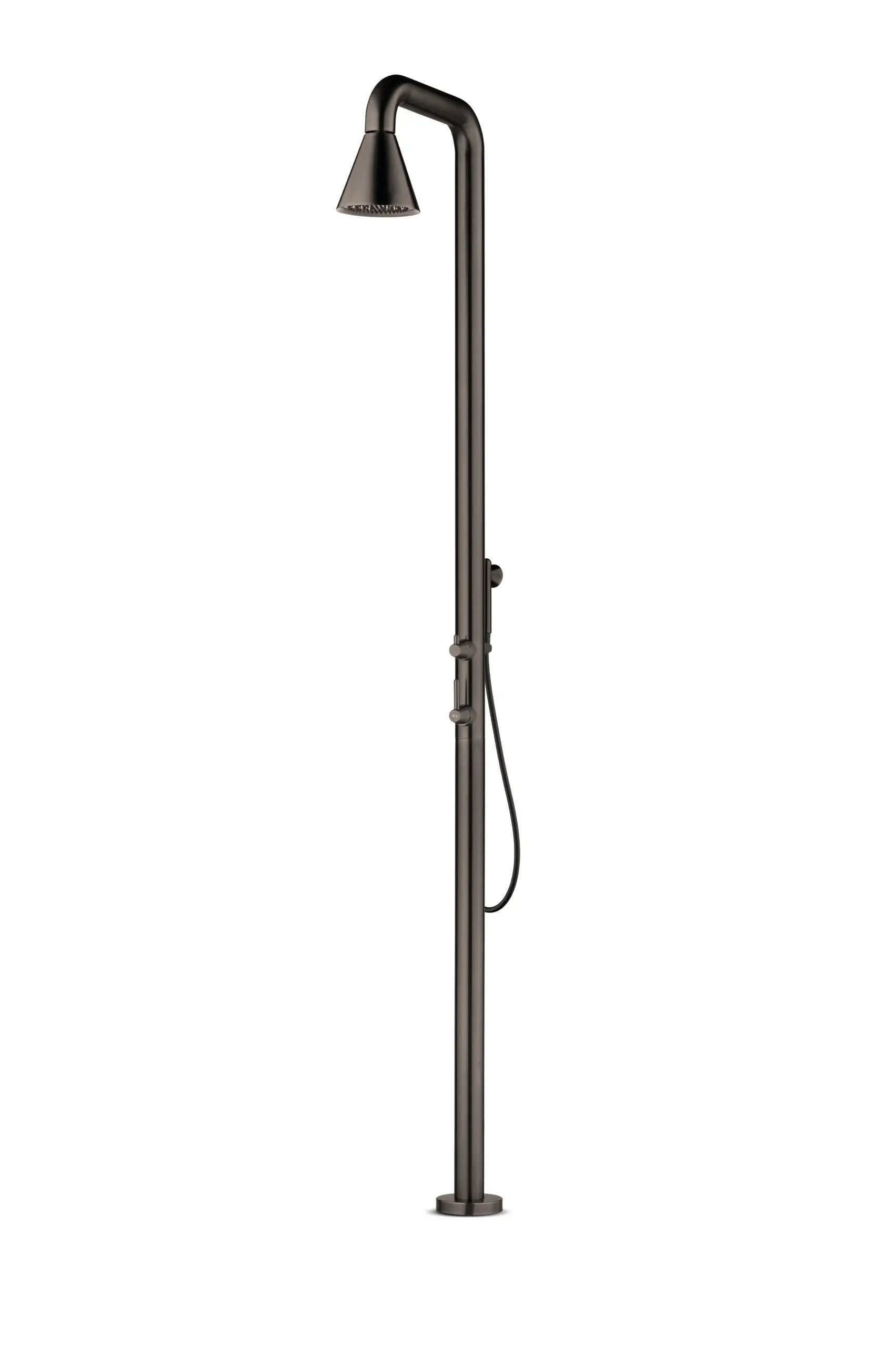 JEE-O Cone Shower 02 Freestanding Stainless Steel with Hand Shower by Jee-O
