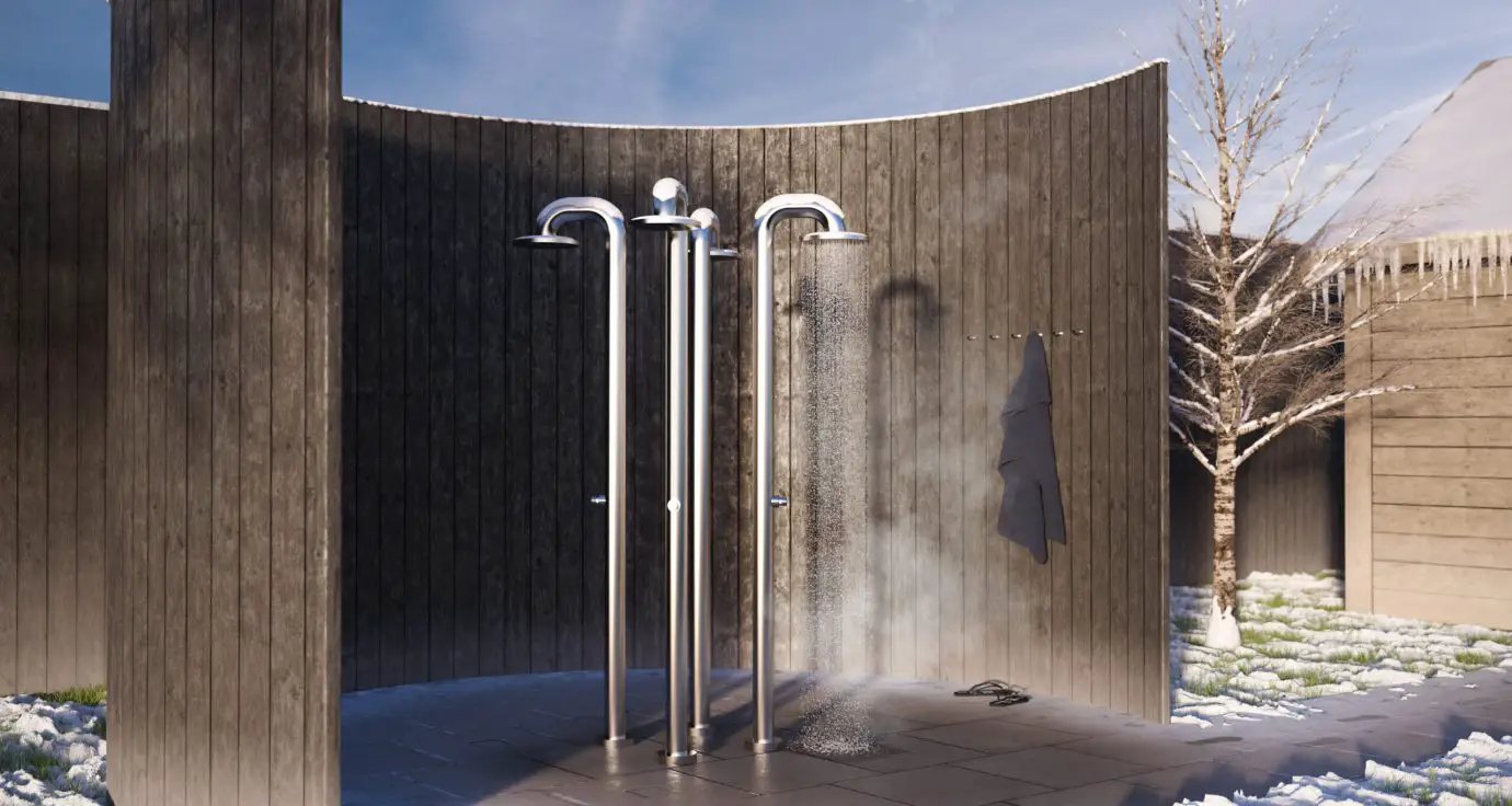 brushed shower