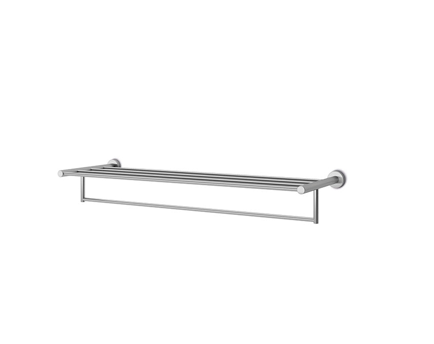 brushed towel rack