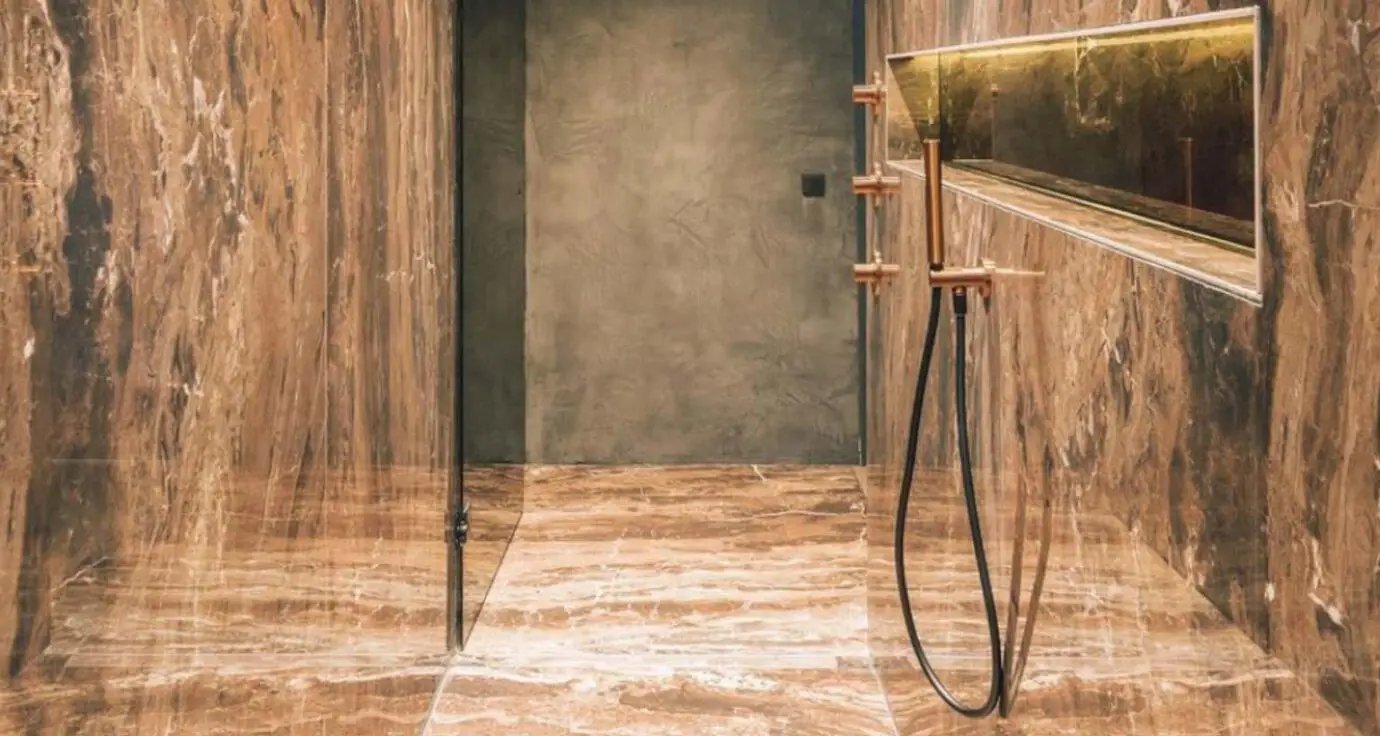 brushed shower